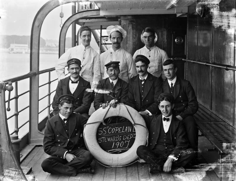 Group, stewards on S.S.Copeland : commissioned by Mr. Davis