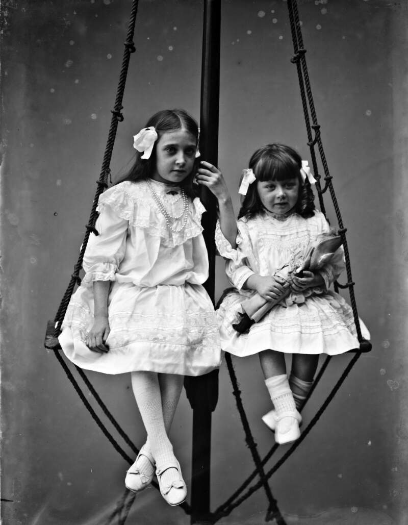 Two girls on a ship's mast : commissioned by Miss McCarthy, The Square, Waterford