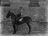 Sergt. Major Woodward, Cavalry Bar, Waterford, on horse