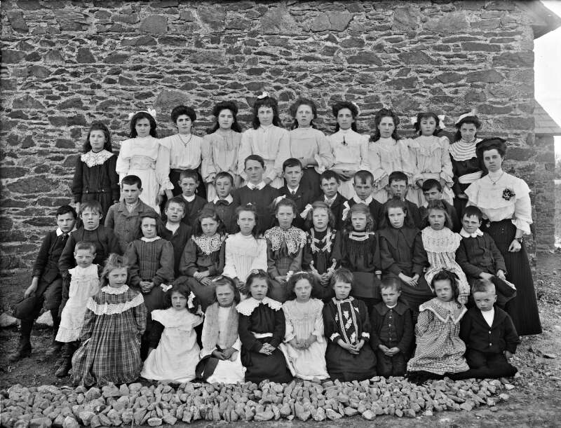 Group of school children : commissioned by Miss Brennan, Killisk, Campile