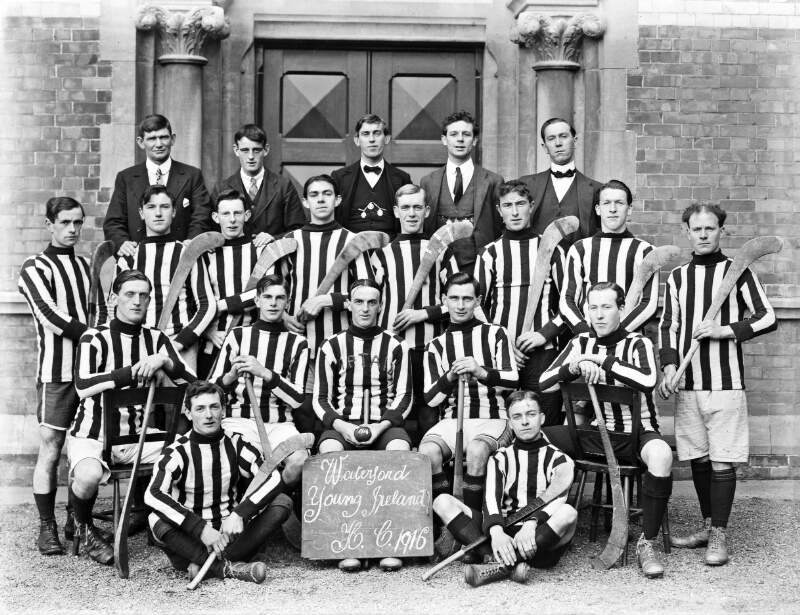 Hurling team : commissioned by Mr. Hogan, 31 Morley Terrace, Waterford