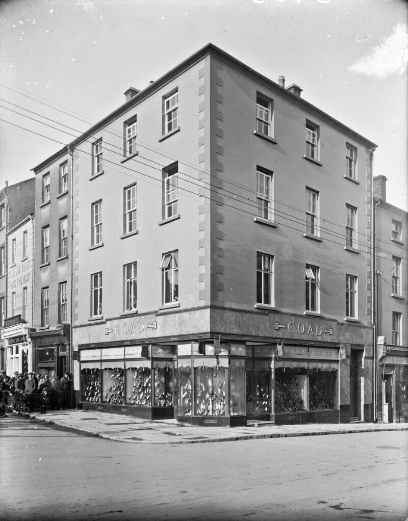Messrs Coad, exterior of new shop, Barronstrand Street, Waterford, general view.