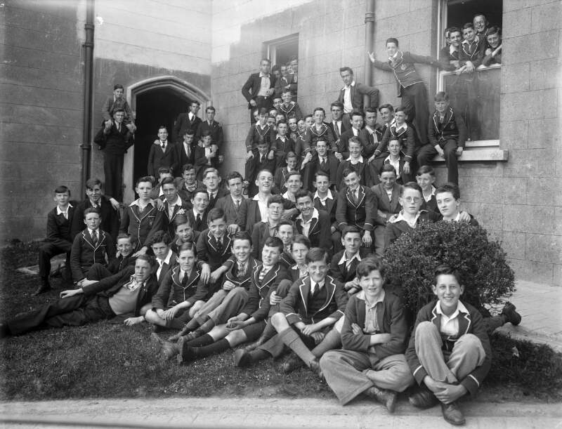 Pupils at Good Counsel College, New Ross, Co. Wexford