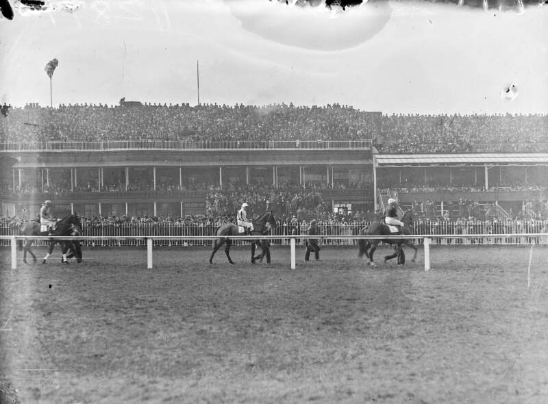 Grand National at Aintree, the race in progress