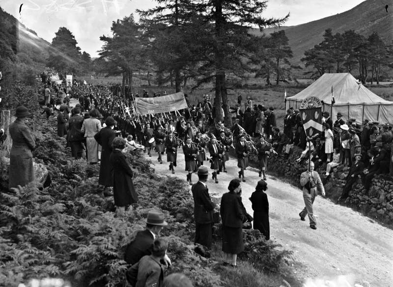 Pageant taking place in Glenmalure