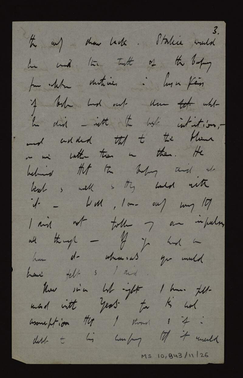 Manuscript notes containing reference to W.B. Yeats, Sinn Féin and newspaper coverage of elections,