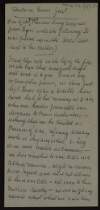 Copy of a note [from Harry Boland to his mother] about events in Lewes Prison,