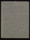 Copy of a letter from George Noble Plunkett, Count Plunkett, to Herbert Henry Asquith containing a statement of conditions affecting himself, his wife and his surviving sons following their deportation to Oxford,