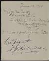 Bill from Stephen J. Richardson to Joseph McGarrity requesting payment for packing cases,