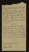 Manuscript of poem 'Each little day there comes for me, a dawn of great uncertainty' by Harry A. Weissblatt "for Joseph McGarrity",