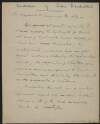 Manuscript draft of memorandum by the Labour representatives of the Mansion House Conference, in William O'Brien's hand,