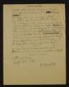 Manuscript of poem entitled 'Arbor Hill' by Harry A. Weissblatt,