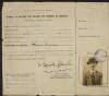 Dublin Metropolitan Police permit issued to Thomas Farren,