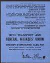 Irish Transport and General Workers' Union member's contribution card for the year 1945, belonging to William O'Brien,
