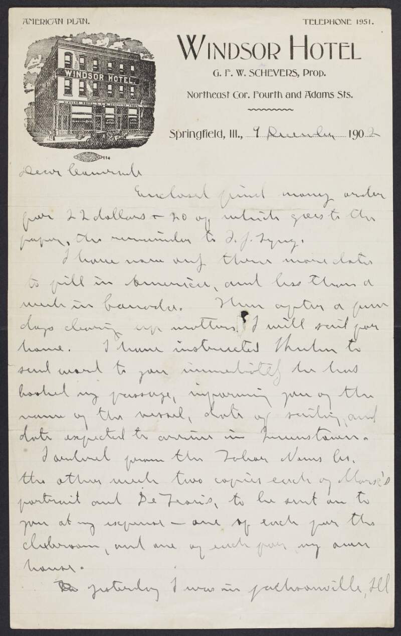 Letter from James Connolly to an unnamed recipient about a delay in the publication of the 'Workers' Republic' and asking about the publication of his address for an election in Dublin,