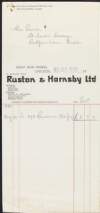 Invoice from Ruston & Hornsby to Margaret Pearse to the amount of £2-7-11,