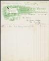 Invoice from the Dublin Japan Works to Margaret Pearse to the amount of £6-15-0,