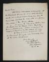 Letter from Joseph MacDonagh to Thomas Farren concerning the business of Greenmount Spinning Company,
