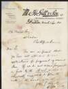 Letter from M. H. Gill & Son, Ltd., to Padraic Pearse informing him if he does not settle his account by the 12th they will be forced to place the matter into the hands of their solicitors,