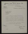 Letter from Charles Howard Mawson, London News Agency Photos Ltd., to Bulmer Hobson agreeing to supply him with photographs for reproduction in a book dealing with the period of the European War,