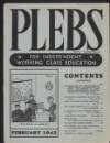 Partial copies of 3 issues of 'The Plebs' magazine containing correspondence relating to Jack Carney's corrections to an article ["James Connolly: Ireland's Trotsky" by John Carson-Tozer],