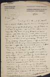 Letter from Ronald W. [Mortshad?] to William O'Brien regarding a speech he made during the conference, a speech Rhys Davies made and also providing information on details of the conference,