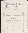 Christmas card from Peadar Seán Doyle and Mrs Doyle to [William O'Brien] for the 1936 Christmas and 1937 New Year,