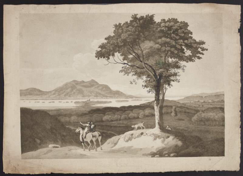 [1st view of Killarney. The Lower Lake from the River Flesk]