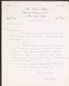 Circular letter from Michael Mackin, Secretary of the Dublin City Constituencies Council of the Labour Party, to members with the agenda for an upcoming meeting, including a motion from T[homas] Lawlor regarding a public statement,