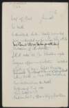 Notes by William O'Brien giving summary of events from 1922 including references to the Treaty, the attack on the Four Courts, the Civil War and the deaths of Arthur Griffiths and Michael Collins,
