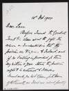 Letter from Alfred De Pass to Hugh Lane about pictures that are "the given of Ireland",