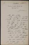 Letter from Dugald Sutherland MacColl to Hugh Lane,