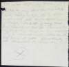 Manuscript note by [Desmond FitzGerald?] regarding the dispatch of the reply to Éamon de Valera remaining adjourned,