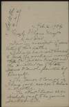 Letter from Richard Thomas Moynan, also known as Lex, to Hugh Lane concerning a loan,