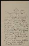 Letter from Richard Thomas Moynan, also known as Lex, to Hugh Lane,