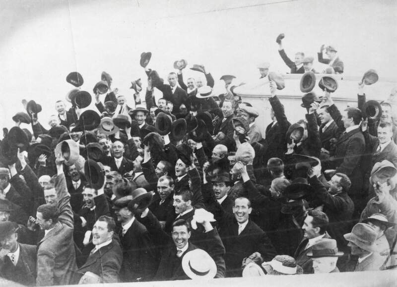 Release of Republican Prisoners, Carlisle Pier, Dun Laoghaire, (formerly Kingstown) on 18 June 1917