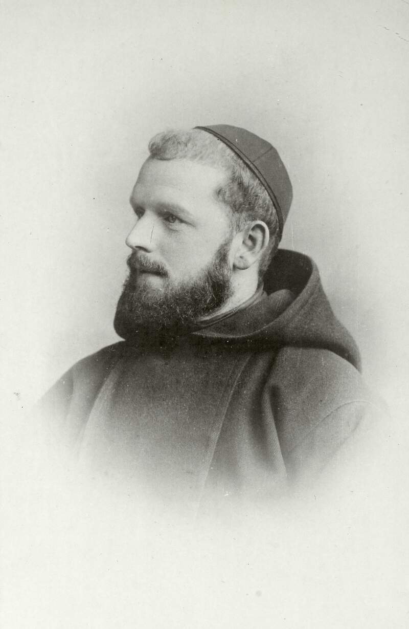 [Unidentified Franciscan friar, head and shoulders, side facing, profile portrait]