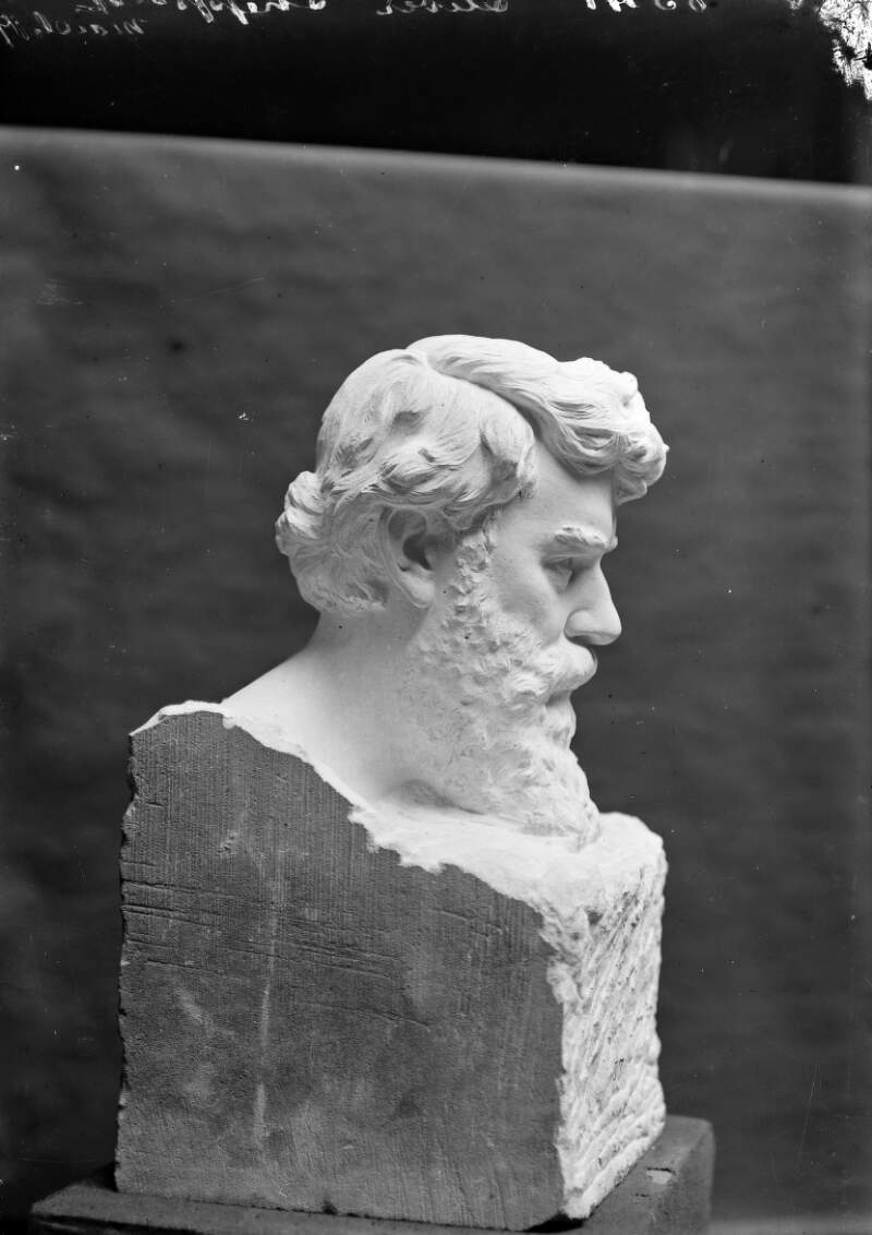 [Bust carved by Oliver Sheppard, subject unidentified]