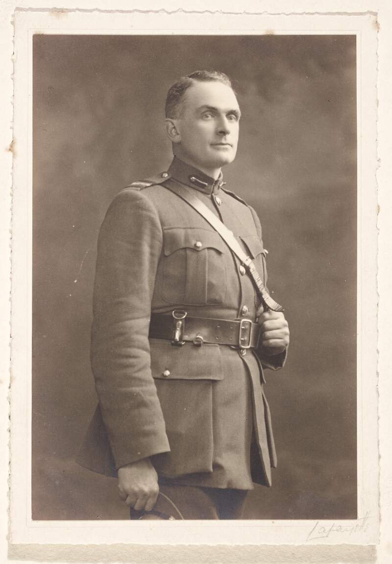 [Unidentified man wearing an Irish Volunteer uniform]