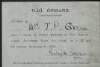 Pass signed by Robert Barton giving Alice Stopford Green access to the public assembly of Dáil Éireann,