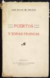 'Puertos y Zonas Francas', by José Elias de Molins,