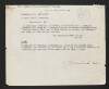 Typed copies of telegrams between Rev. John T. Nicholson and J.C. O'Mahoney regarding the trial of Roger Casement and Limburg prisoner of war camp,