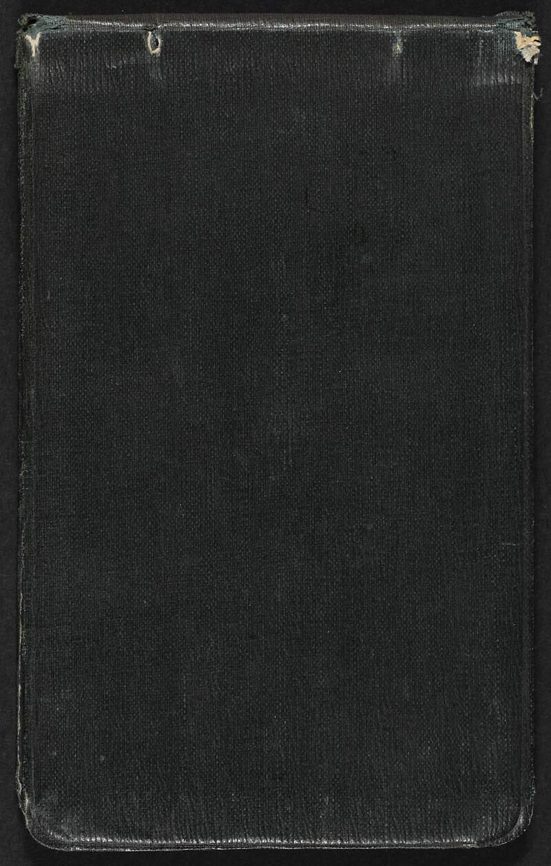 Pocket notebook containing entries by Florence O'Donoghue, including detailed entries for Army convention and meetings of the Supreme Council of the IRB in April 1922,