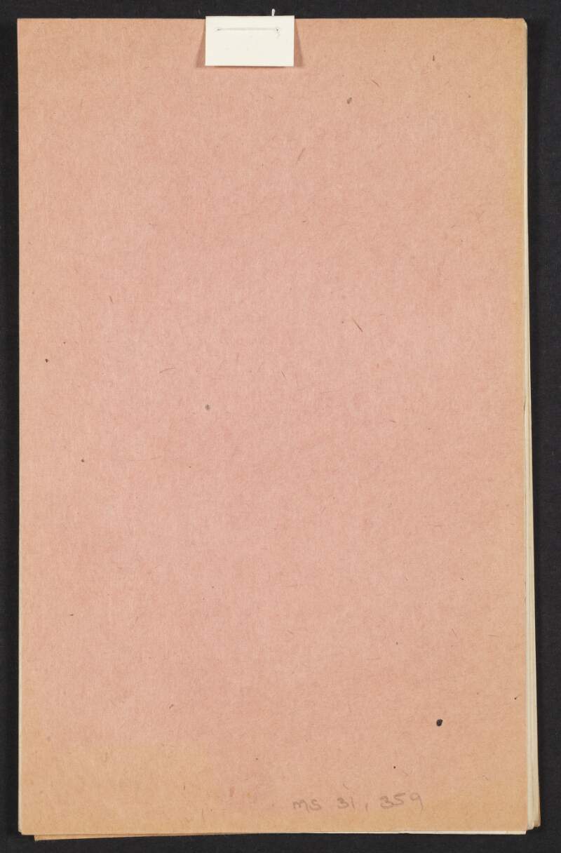 Duplicate receipt book for documents received by Florence O'Donoghue for the Bureau of Military History on loan or as gifts,