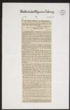 Newspaper cutting from the Norddeutscher Allgemeine Zeitung of Roger Casement's letter to Sir Edward Grey,