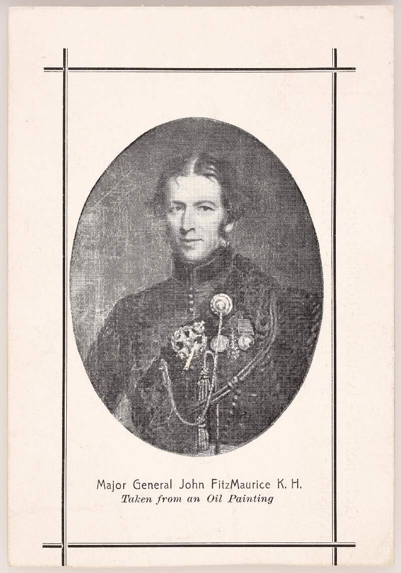 Major General John FitzMaurice K. H. : Taken from an Oil Painting