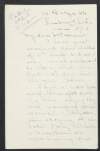 Letter from Rev. John T. Nicholson to Roger Casement regarding Irish prisoners of war held at Limburg am Lahn,