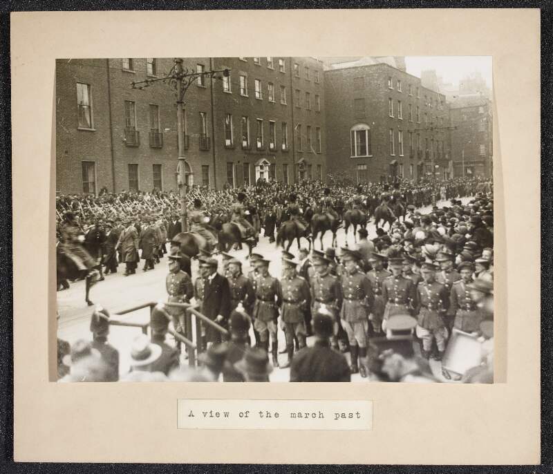 A view of the march past