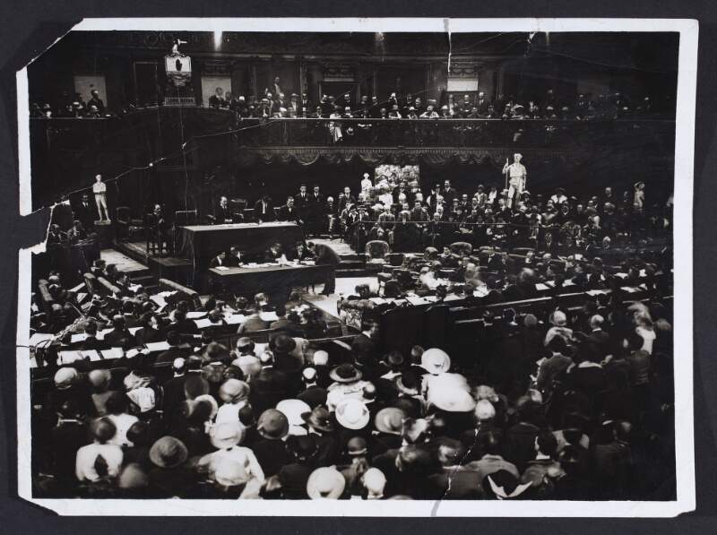 [Dáil Éireann] meeting 19 Jan. 1919 (or 1921) for Declaration of Independence