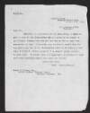 Copy letters from Travers Buxton to Percy H. Browne requesting to meet the missionaries going to the Putumayo on behalf of the Putumayo Mission Fund,